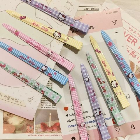 Kẹp Mái Màu Kitty RC4156