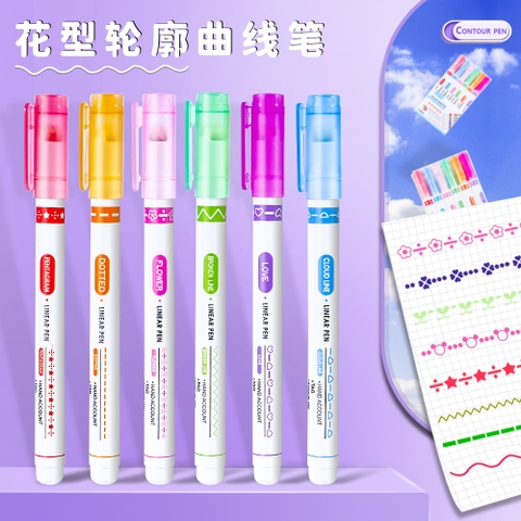 Hộp 6 Bút Lăn Hình RC941