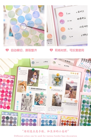 Set 10 Sticker Chấm Tròn RC2110