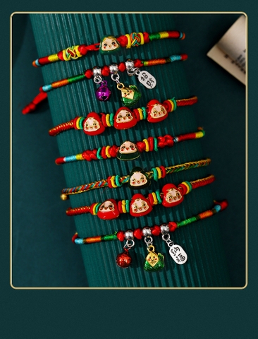 Vòng Tay Dây Rút Chỉ Đỏ RC3432