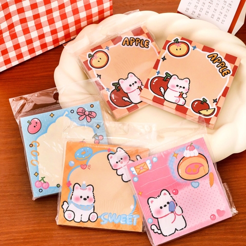 Set 10 Note Mèo Gấu RCNOTE4262