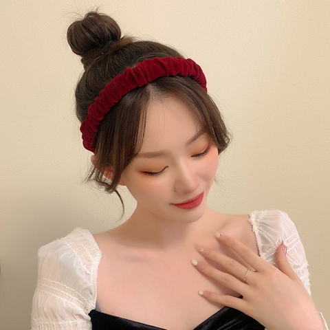 Cài Tóc Nhún Đỏ RC04605