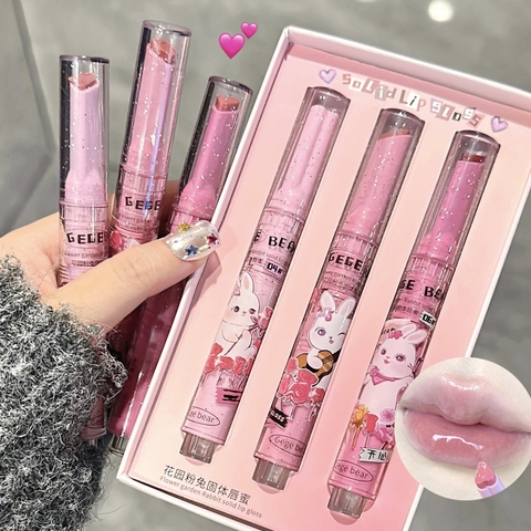 Set 3 Son Bóng Vườn Thỏ RC969