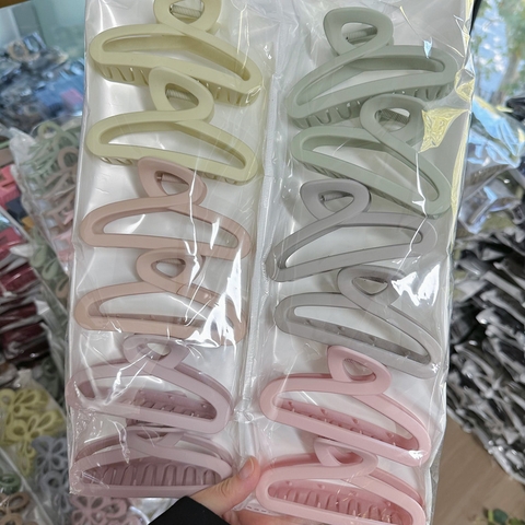 Set 12 Kẹp Nhựa Trơn RC1669