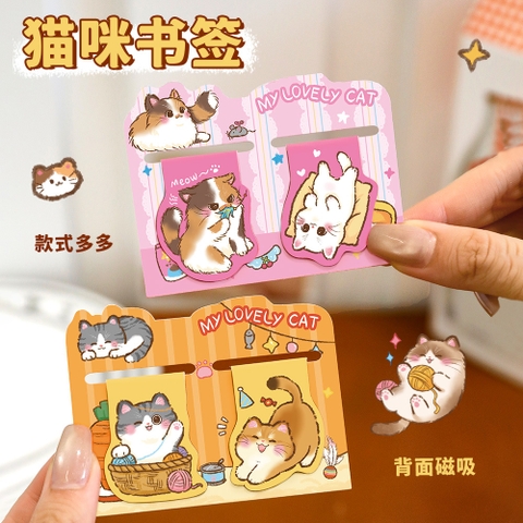 Set 10 Đánh Dấu Trang Mèo RCNOTE339
