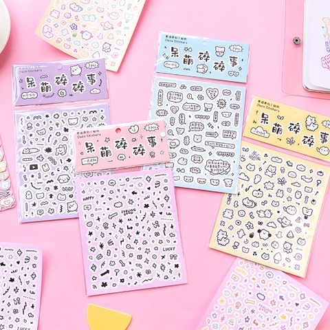 Set 10 Sticker Deco Mini RC4367