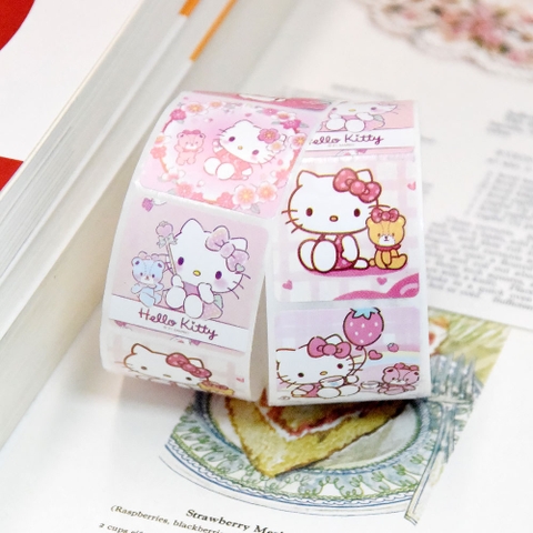 Cuộn Sticker Kitty Vuông RC2807