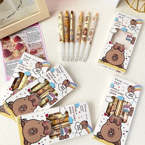 Hộp 6 Bút Đen Capy RC1399