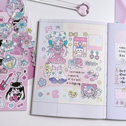 Set 10 Sticker Cô Bé :3 RC2539