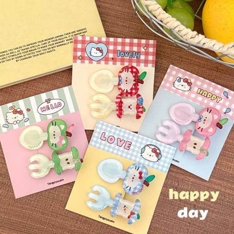 Set 2 Kẹp Mái Hoạt Hình RC2492