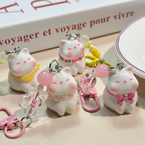 Móc Treo Mèo Má Hồng RC3585