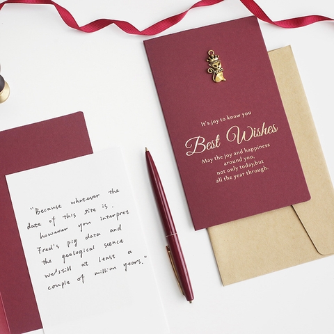 Set 10 Thiệp Đỏ RC01016