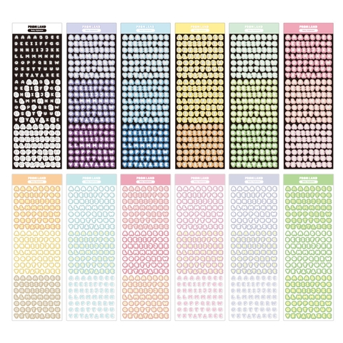 Set 10 Sticker Chữ RC3814