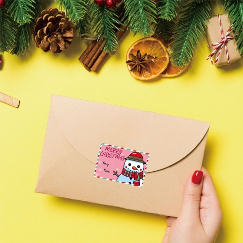 Set  Sticker Tem Noel RC3444 -  ( 1 bịch 1 set )