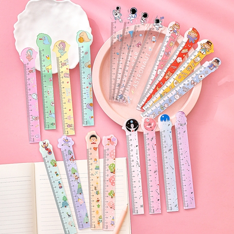 Set 10 Thước Nhựa Mica Hoạt Hình RC03468