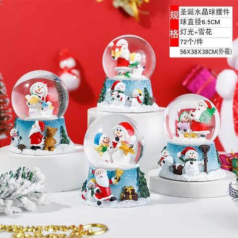 Qủa Cầu Tuyết Noel Trung RC401
