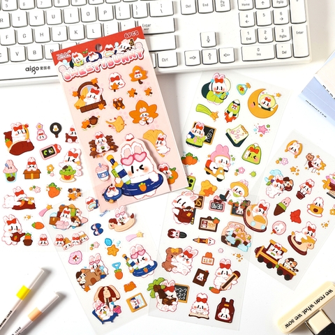 Set 10 Sticker Gấu RC4332