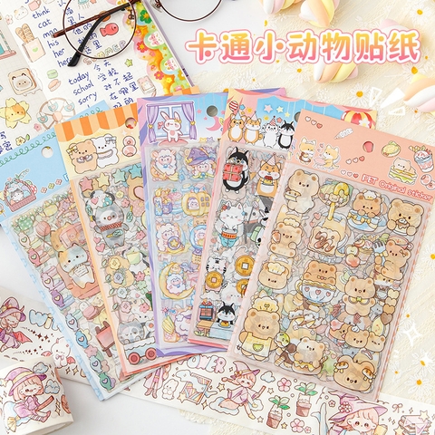 Set 10 Sticker Gấu RC3493