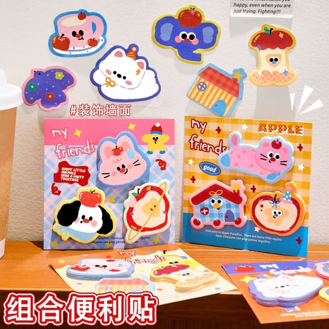 Set 10 Note Thú Hoạt Hình RC3650