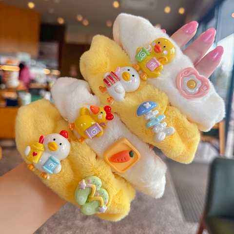 Cột Tóc Lông Charm Vịt RC3116