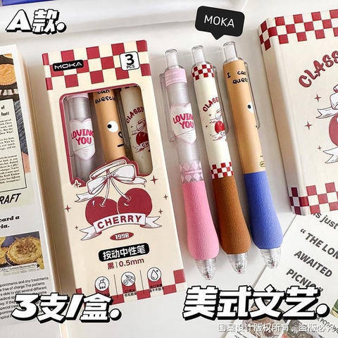 Hộp 3 Bút Mực Đen RC04807