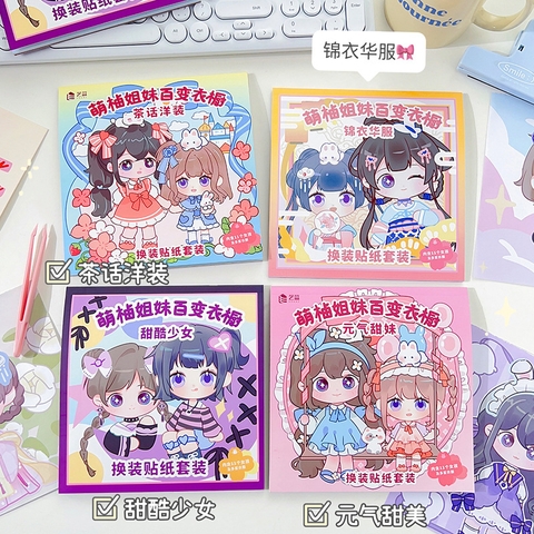 Set 10 Sticker Thay Quần Áo RC1701