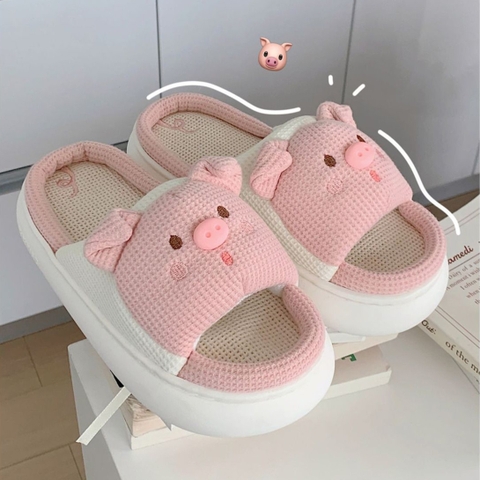 Dép Đi Trong Nhà Nơ&Heo RC2206