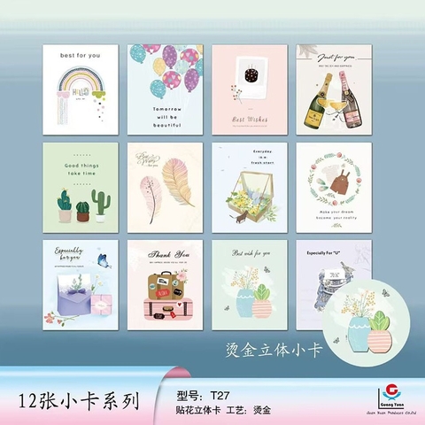 Set 10 Thiệp RC3997