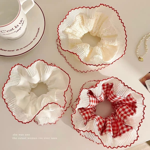 Cột Tóc 2 Lớp Đỏ RC4049