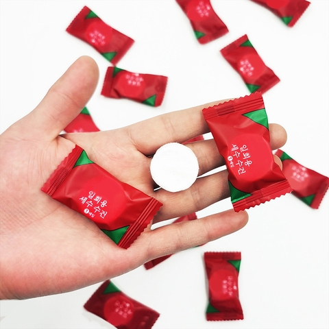 Túi 20 Khăn Lau Mặt Dạng Nén RC0627