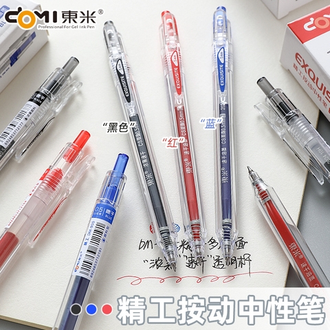 Hộp 12 Bút Gel Bấm Comi RC4905