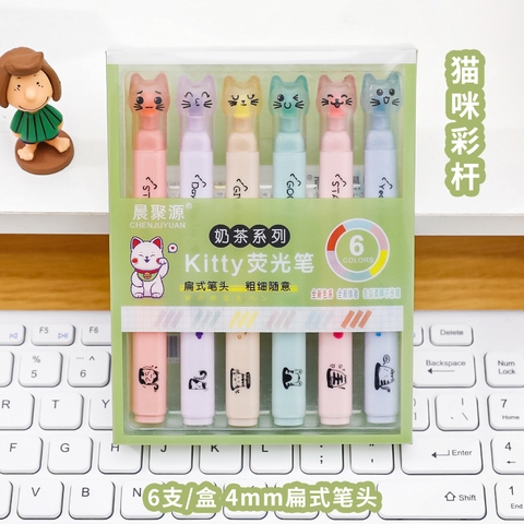 Hộp Bút Highligt Chân Mèo RC04846