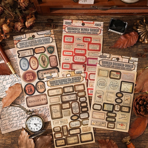 Set 10 Sticker Vintage RC2112