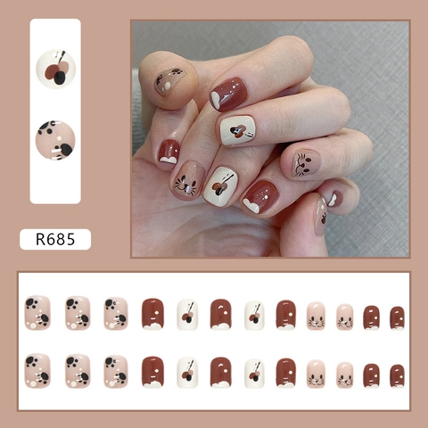 Set 12 Nail Thường Mix Mẫu RC699