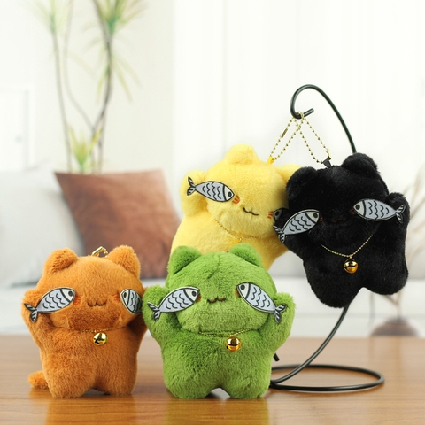 Móc Khóa Bông Con Mèo Che Mắt RC3215