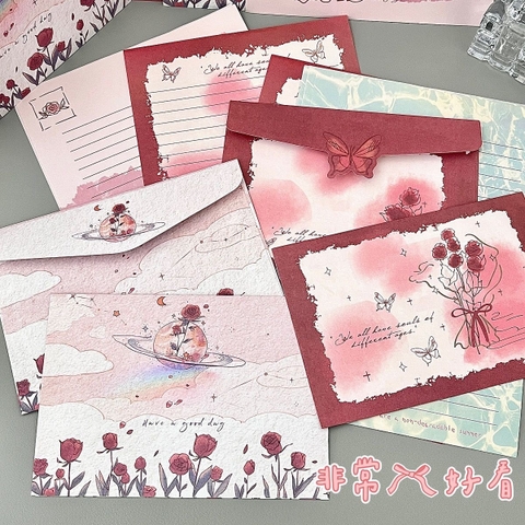 Set 10 Thiệp Hoạt Hình (1 THIỆP 4 CÁI =40 Thiệp/Set) RC3334