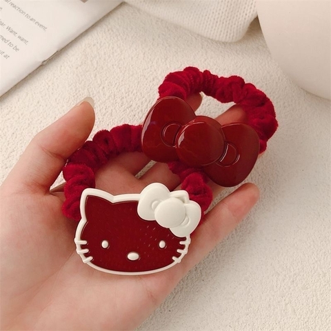 Cột Tóc Hello Kitty Đỏ NT309