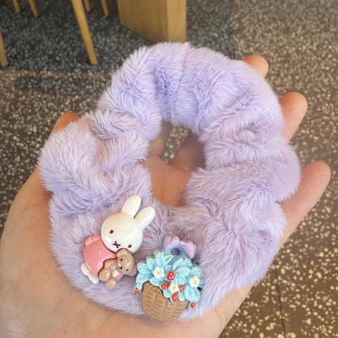 Cột Tóc Lông Charm Thỏ RC3717