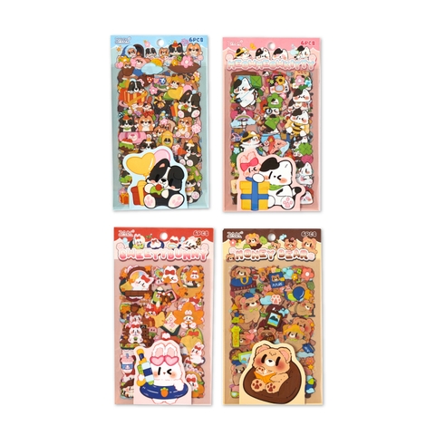 Set 10 Sticker Gấu RC4332