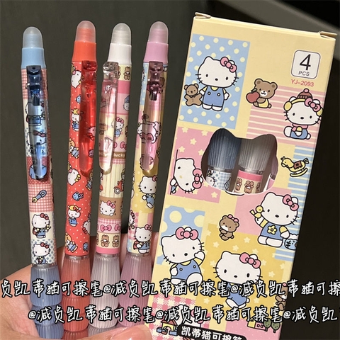 Hộp 4 Bút Kitty Xóa Được RC2237