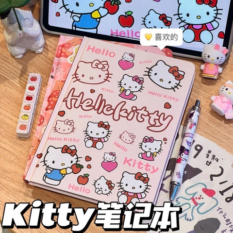 Sổ Bìa Cứng A5 Kitty Hồng RCSO35