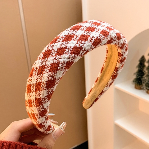 Cài Tóc Caro Đỏ RC3941