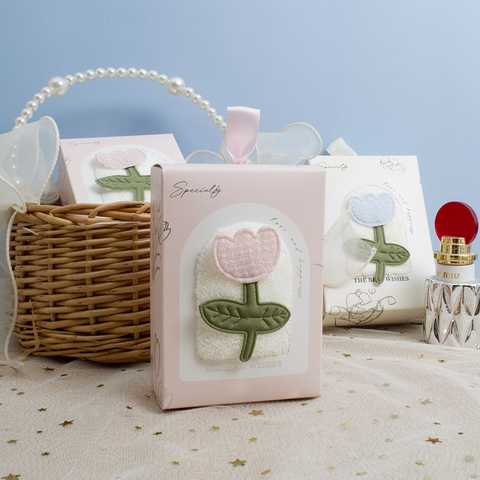 Hộp Quà Khăn Hoa Tulip RC3182