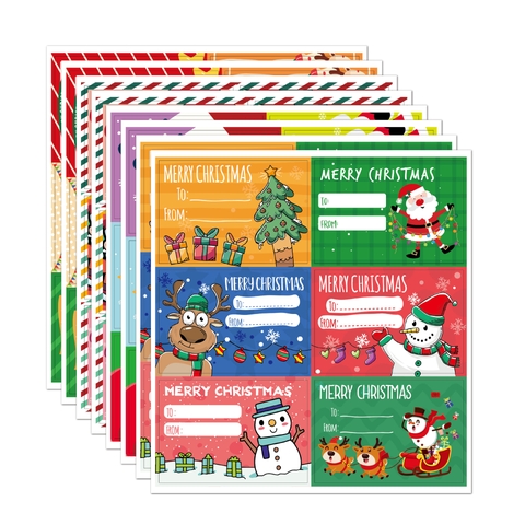 Set  Sticker Tem Noel RC3444 -  ( 1 bịch 1 set )