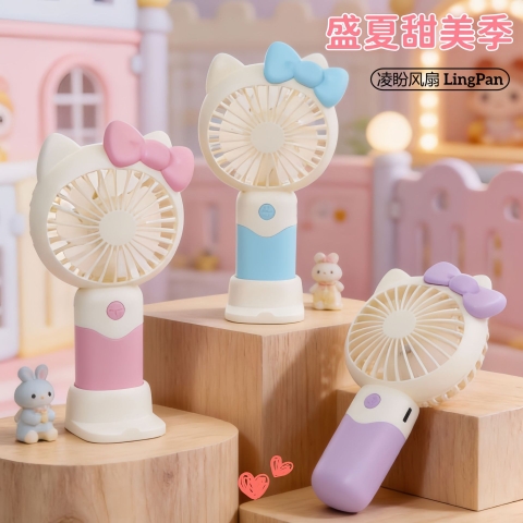 Quạt Sạc Kitty RC4036
