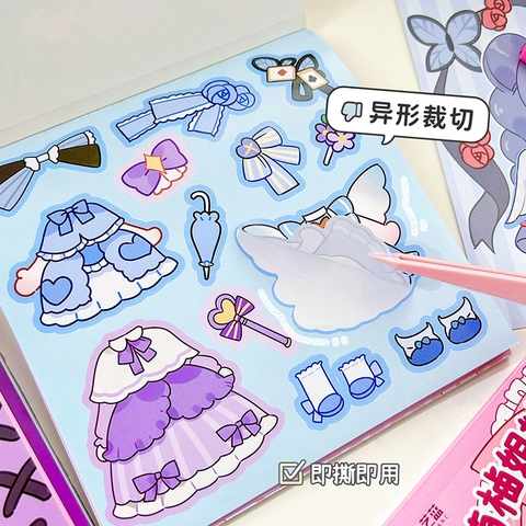 Set 10 Sticker Thay Quần Áo RC1701