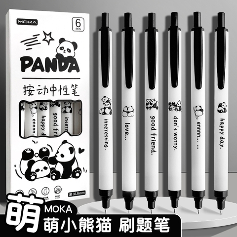 Hộp 6 Bút Đen Panda RC0261