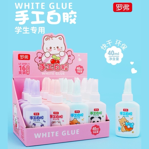Hộp 16 Keo Sữa Dán Giấy RCKEO176