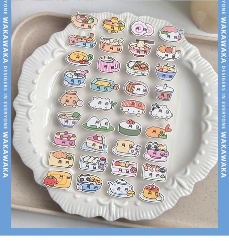 Set 10 Sticker Panda Mini RC2541