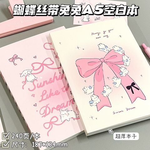 Sổ A5 Nơ Hồng RC2250